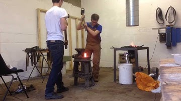 Forging a cupping tool with James
