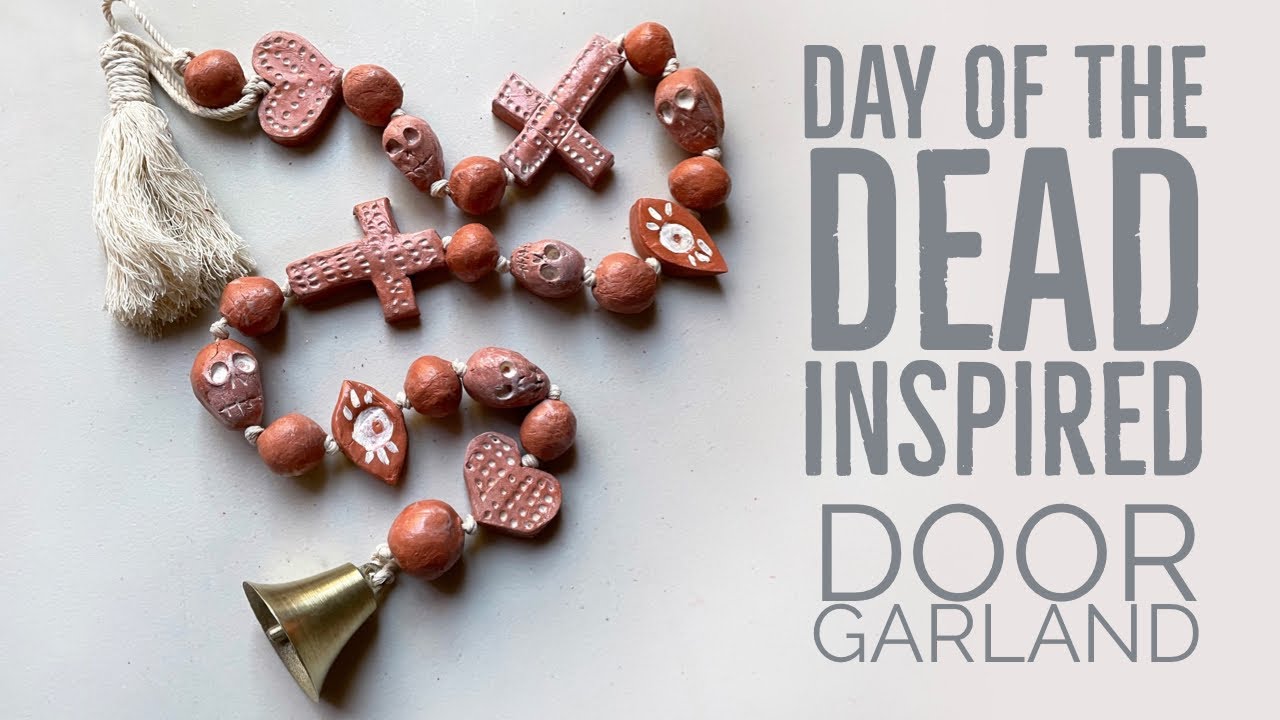 Make a DIY Terracotta Bead Garland with Air Dry Clay - Perfecting