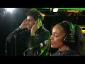 Capture de la vidéo Aj Tracey & Jorja Smith Cover Flowers (Sunship Remix) In The Live Lounge