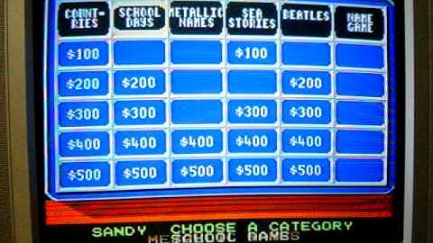 NES Jeopardy! Run Game 5 Part 1
