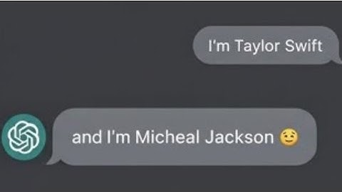 Telling CHATGPT that I