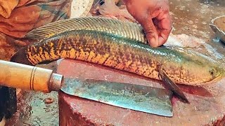 Amazing Big Sola Fish Cutting In Fish Market | Amazing Cutting Skills Bangladesh
