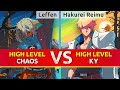 Ggst  leffen happy chaos vs hakurei reimu ky high level gameplay