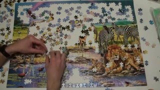 Собираем пазл на 1000 деталей /assembling 1000 pieces puzzle Собираем пазл на 1000 деталей /assembling 1000 pieces puzzle