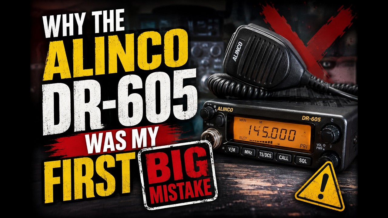ALINCO DR-605T 受信機 Why the Alinco DR-605 Was My First Big Mistake - YouTube