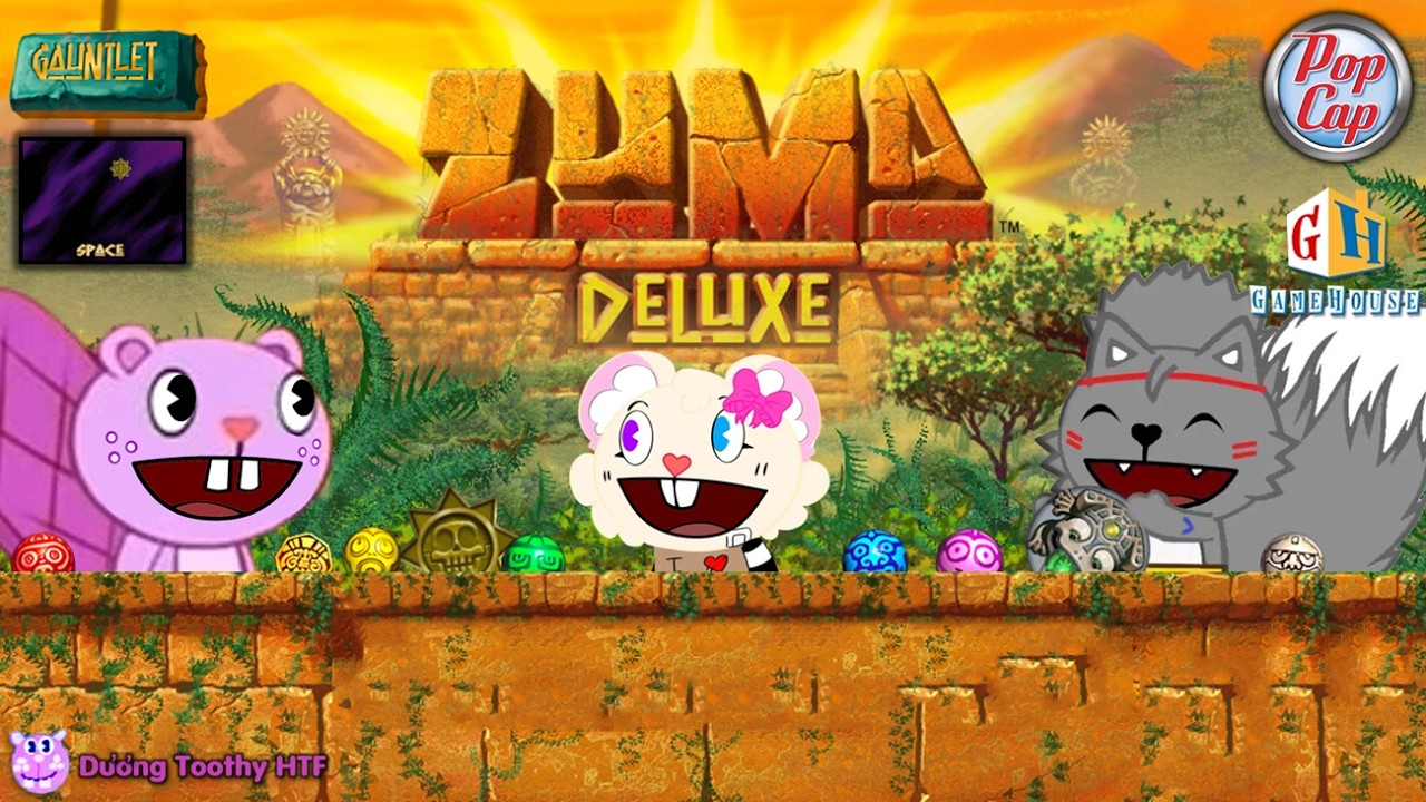 Zuma Deluxe : Gauntlet Mode - Level : Space