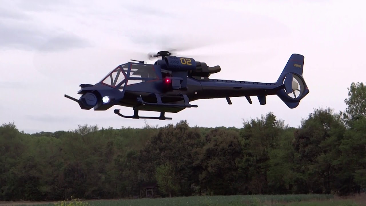 Blue Thunder 700 Size Flight Adjustment RC Scale Helicopter Electric