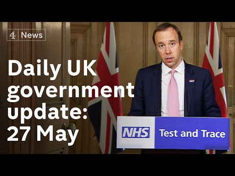 UK Government coronavirus update: Track and trace system to begin