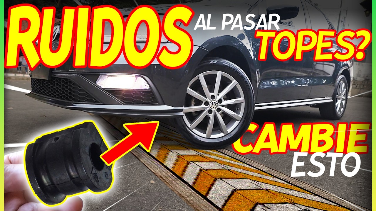Solución: RUIDO AL PASAR TOPES | Cómo CAMBIAR GOMA de la BARRA ESTABILIZADORA Volkswagen, audi, seat