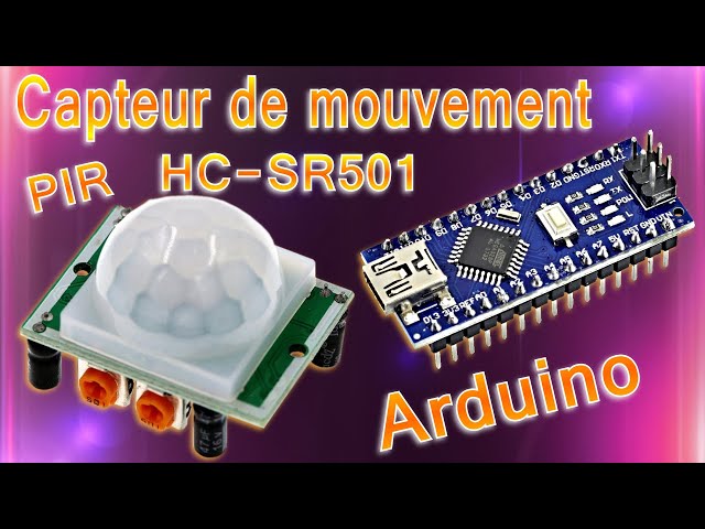 Capteur de mouvement et position PIR SR-501