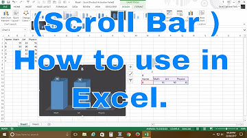 Excel scroll Bar example
