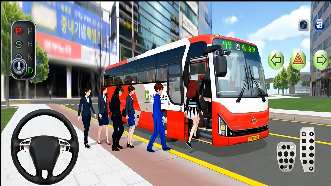 Airport Bus Drop Mission | Driving Class 3D Gameplay