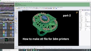 How to make STL files for 3dm print pat2