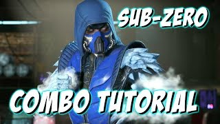 Sub Zero Combo Tutorial (With Inputs and Slow Motion) | Injustice 2