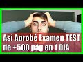 ➡️ TRUCOS para Estudiar Rápido y Bien Exámenes tipo TEST. Saca la mejor NOTA para Aprobar FÁCIL!