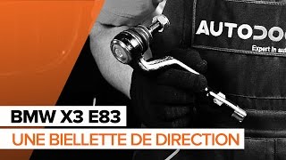 Comment changer Rotule De Direction BMW X3 (E83) - video gratuit en ligne