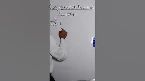 Conjugate Surds Explained 2 #maths #conjugatesurds #surds #squareroot