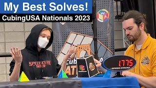 My Best Solves from CubingUSA Nationals 2023!