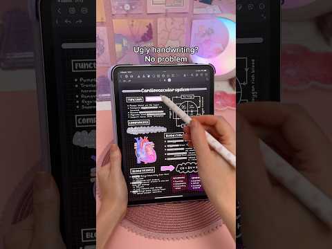 Ugly handwriting? No problem 📱💕 iPad note taking | apple pencil | digital planner | study notes