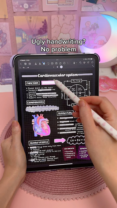 Ugly handwriting? No problem 📱💕 iPad note taking | apple pencil | digital planner | study notes
