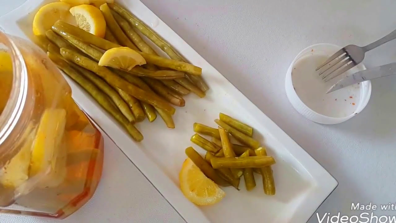 مخلل الفاصوليا الخضراء/لماذا نضيف سكر/لماذا نستعمل ملح بدون يود/ Green Bean Pickle