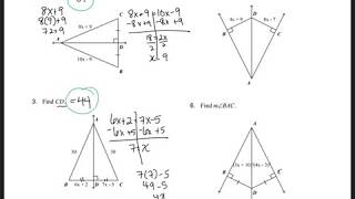 Big Ideas Geometry Ch6 Review Explanation