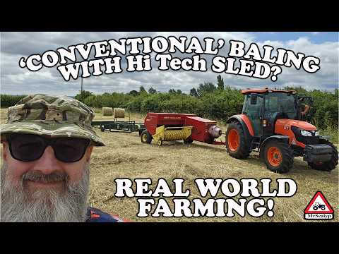REAL WORLD FARMING IN NOTTINGHAMSHIRE. ‘CONVENTIONAL’ BALING, LOADING & DELIVERY!!
