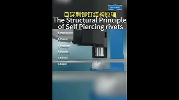 Self Piercing Riveting Process #spr #sprrivet #selfpiercingrivet #rivets