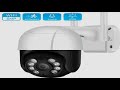 5MP PTZ Wifi Camera Outdoor HD 1080P 4X Zoom Ai Human Detect Auto Tracking WiFi IP Camera