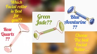 how to choose your perfect facial roller| which facial roller is best for me |green jade rose quartz by Shilpi Shukla 61,926 views 3 years ago 5 minutes, 27 seconds