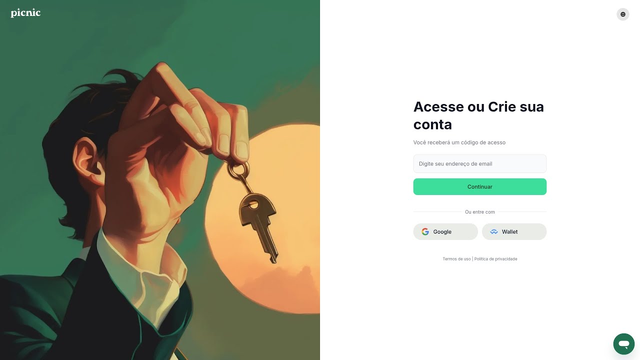 💸CRYPTO: Use Picnic - Esse Site é Muito Bom 💸💸💸