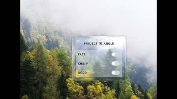 Demo: Glass effect using CSS & SVG