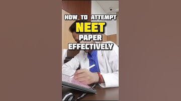 How to Attempt NEET Paper Effectively 🥼🩺 #neet2025 #neetpaper #neetexam #aiims #mbbs #shorts #viral
