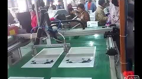 PZ1000 Semi-automatoc Box Assembly Machine, glue spraying Machine for rigid packaging box