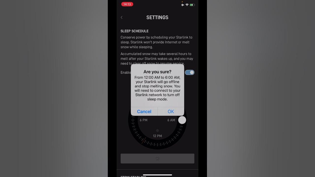 Starlink Adds Sleep Schedule Feature YouTube