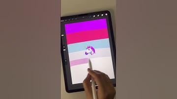 How to do gaussian blur in procreate🦄😍 #shorts #procreate