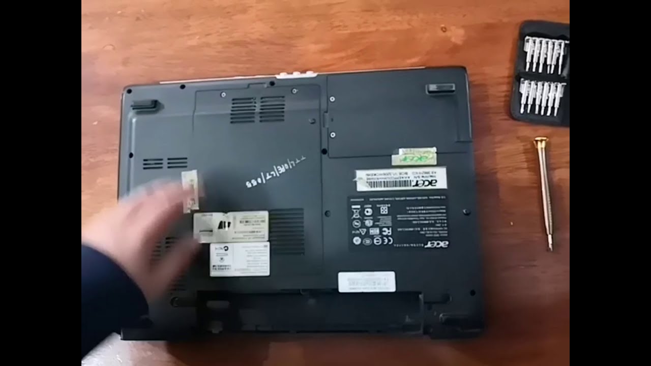 New Acer Aspire 3680 RAM upgrade tutorial