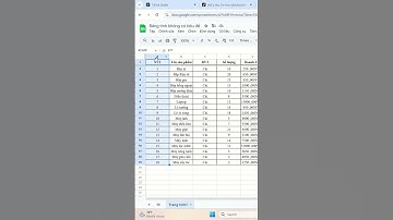 Cách cố định dòng cột trên Google Sheets#excelonline #Hoccungtiktok #VnetMedia #booktok