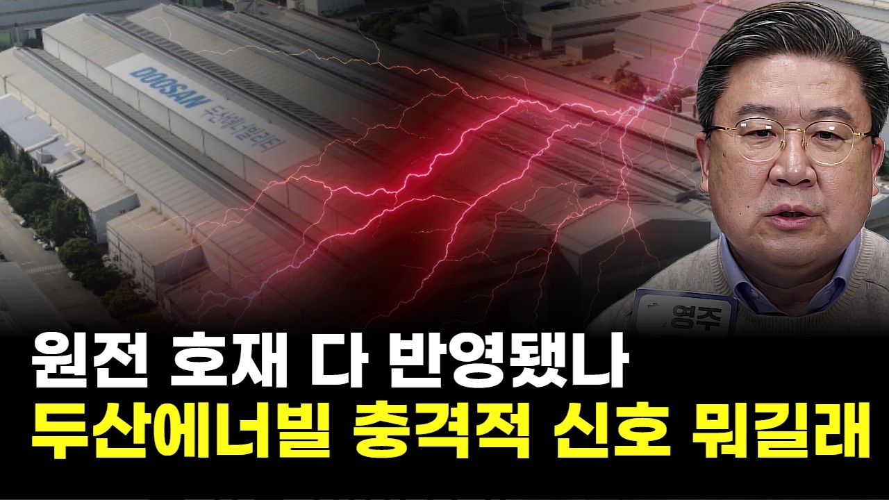 원전 호재 다 반영됐나…두산에너빌리티, 충격적 신호 뭐길래 (차영주 와이즈경제연구소 소장)