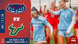 Florida Atlantic University Owls vs. University of South Florida | Women's Club Soccer 2/7