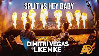 Split Vs Hey Baby (Acapella) - Dimitri Vegas & Like Mike (Alex De los Santos Mashup)