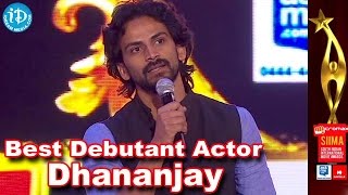 SIIMA 2014 Best Debutant Actor Award | Dhananjay | Director's Special Movie