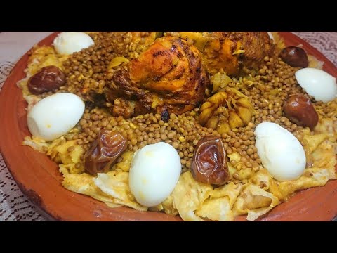 تحضير رفيسة مغربية على حقها وطريقها كتجي غزالة و لذيذة بزاااف،😋😋