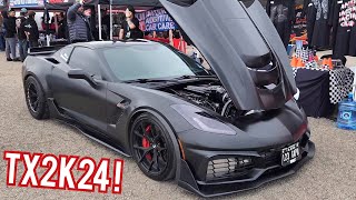 GOING TO TX2K24! FAST CARS, DRAG RACING AND COPS BUSTING CAR MEETS!