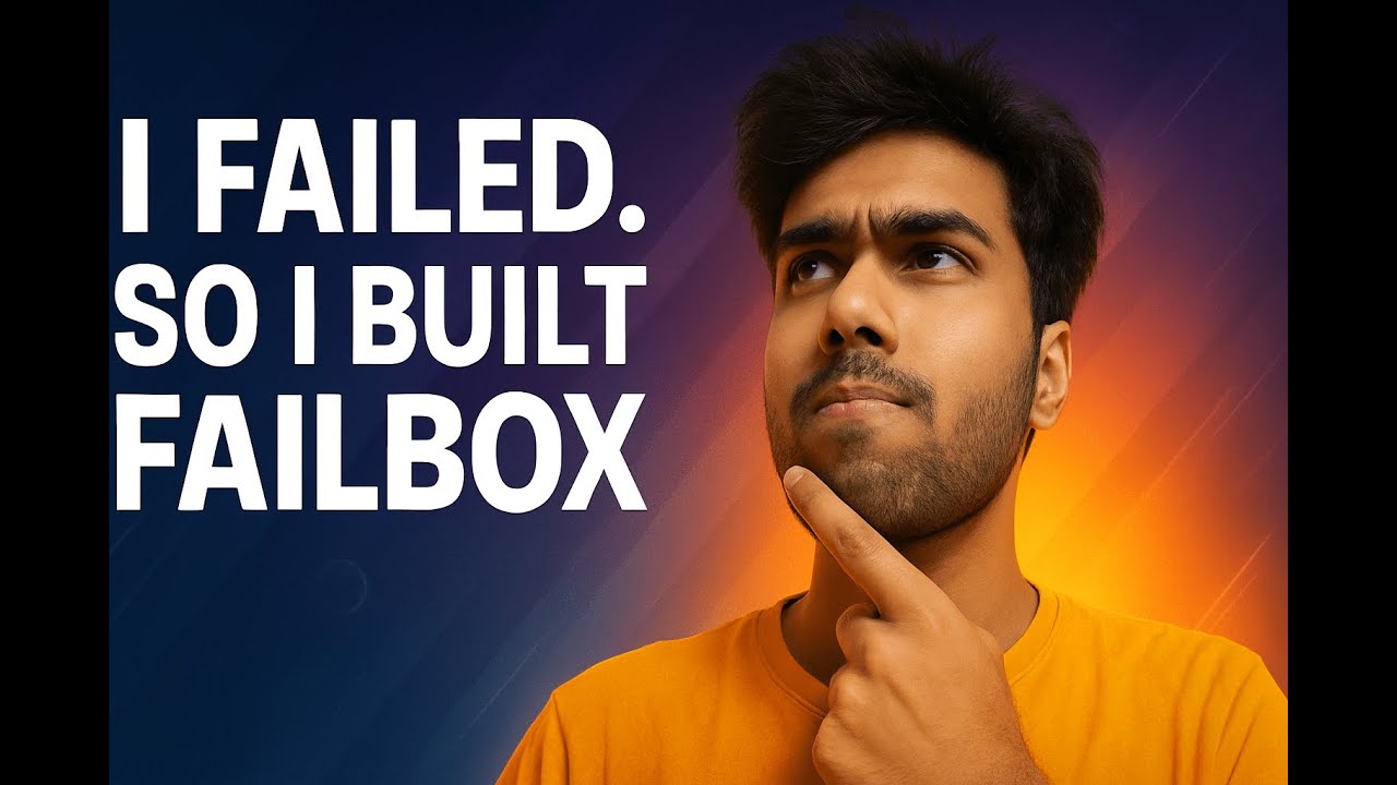Failing Box From Failure to Founder | The Story Behind FAILBOX 🚀💔 - YouTube