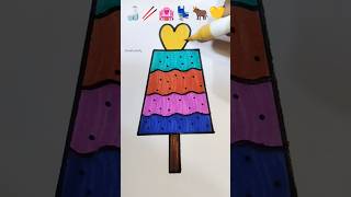 🍶🥢🏩💺🐂💛 satisfying creative art #shorts #ytshorts #colouring #drawing #trending #viral #satisfying