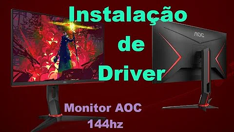 Como baixar driver de monitor AOC?