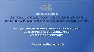 America United: An Inauguration Welcome Event Celebrating America’s Changemakers