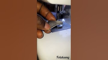 How i use the flat Screw on my Sewing machine.