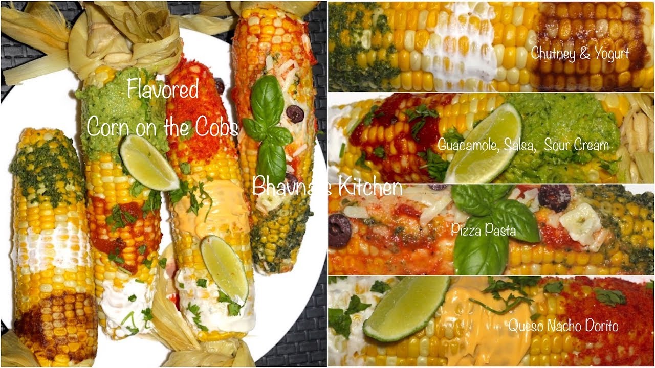 Flavors of Mexico, India and Italy - Corn on the Cob Video Recipe | Bhavna